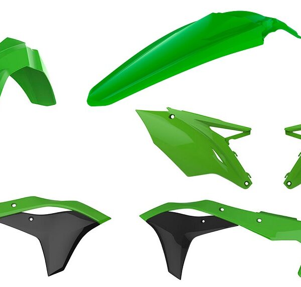 Kit plastiche CEMOTO Verde / Nero – Kawasaki KX 250 F 2017–2020