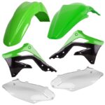 Kit plastiche CEMOTO Verde / Bianco – Kawasaki KX 450 F 2012