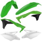 Kit plastiche CEMOTO Verde / Bianco – Kawasaki KX 450 F 2016–2018