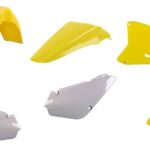 Kit plastiche CEMOTO Giallo / Bianco – Suzuki RM 85 2002–2018