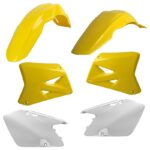 Kit plastiche CEMOTO Giallo / Bianco – Suzuki RM 125 / 250 2001–2012