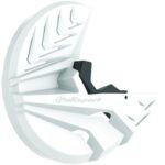 Kit protezione disco freno POLISPORT Bianco – Honda CRF 250 / 450 R / RX