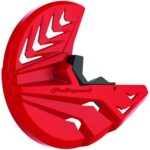Kit protezione disco freno POLISPORT Rosso – Honda CRF 250 / 450 R / RX
