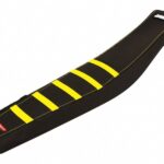 Copertina sella POLISPORT Zebra Giallo / Nero – Husqvarna FC / FE / TC / TE 2016–2019