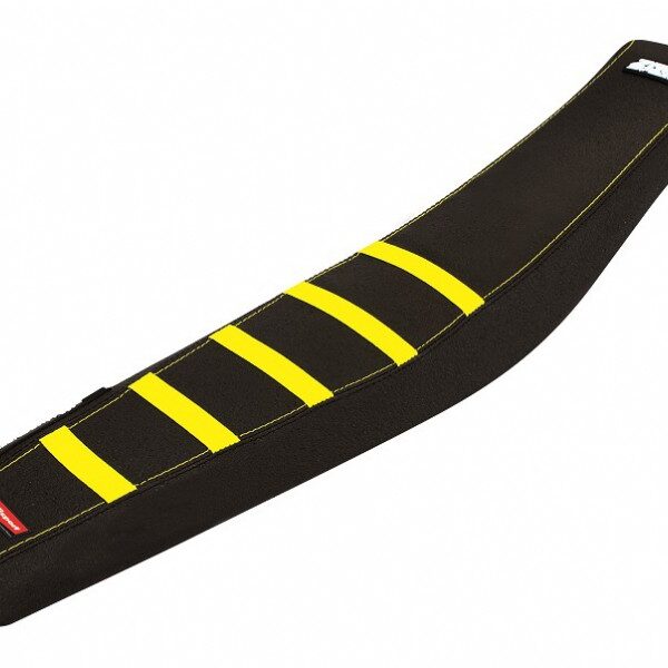 Copertina sella POLISPORT Zebra Giallo / Nero – Husqvarna FC / FE / TC / TE 2016–2019