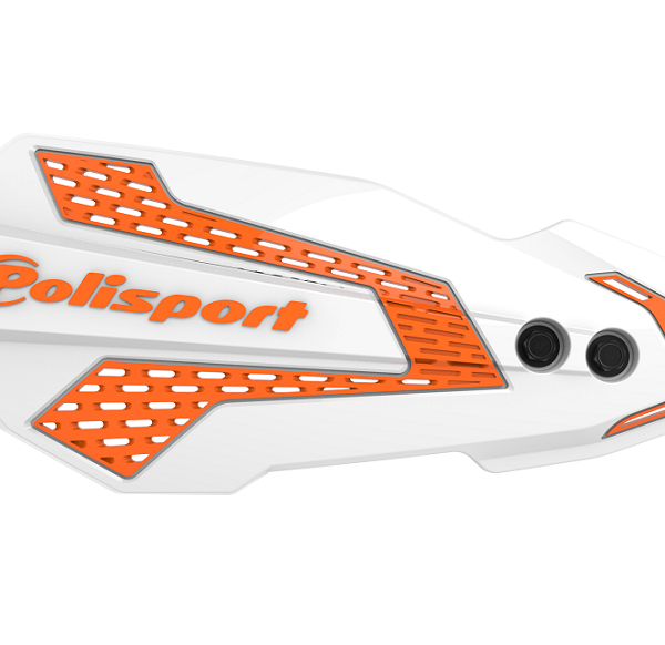 Paramani POLISPORT MX Flow – KTM EXC / SX – Bianco Arancione