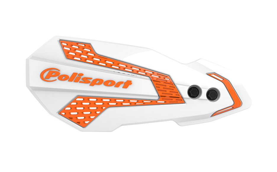 p8308200004.png Paramani POLISPORT MX Flow – KTM EXC / SX – Bianco Arancione - immagine 1