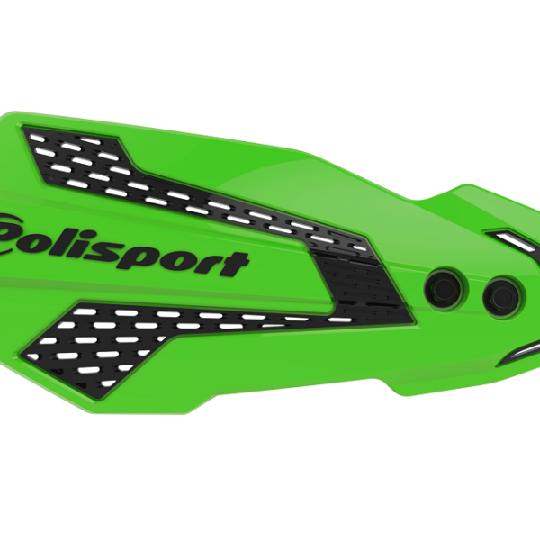 Paramani POLISPORT MX Flow – Kawasaki KX – Verde  Nero