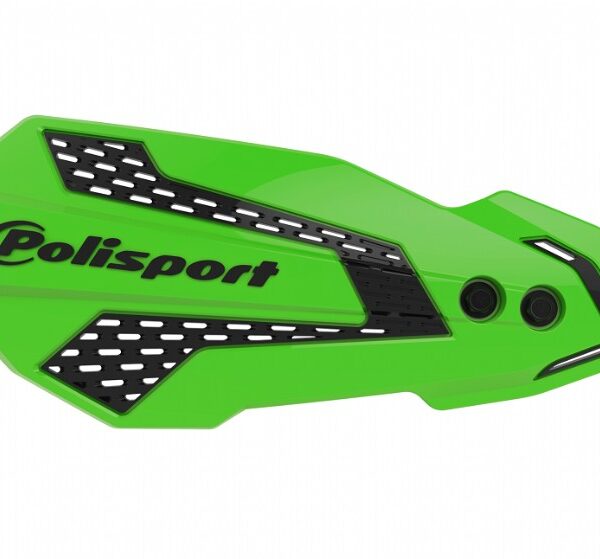 Paramani POLISPORT MX Flow – Kawasaki KX 250 F / 450 F – Verde Nero