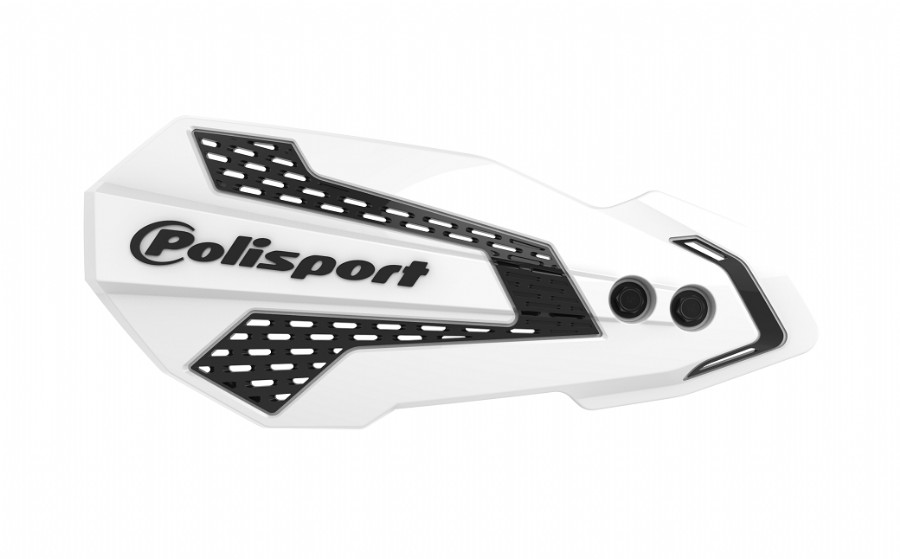 p8308200057.jpg Paramani POLISPORT MX Flow – Husqvarna TE / FE 2018–2021 – Bianco Nero - immagine 1