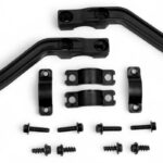 Kit di montaggio al manubrio universale in plastica paramani MX FORCE e MX AIR