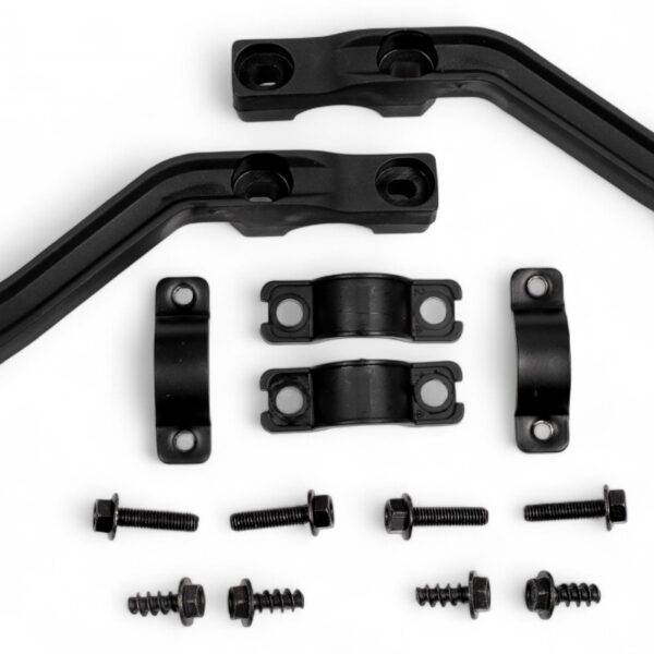 Kit di montaggio al manubrio universale in plastica paramani MX FORCE e MX AIR