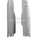 Parasteli forcella POLISPORT bianchi – Suzuki RM 125 / 250 1996–2006