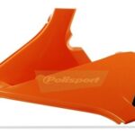 Coperchi laterali cassa filtro POLISPORT arancioni – KTM SX 2011–2012