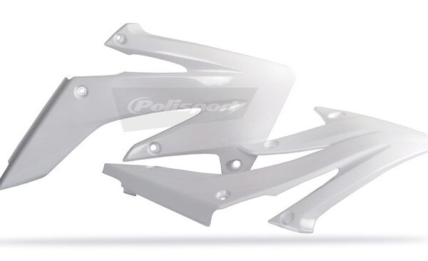 Convogliatori radiatore POLISPORT bianchi – Honda CRF 250 R 2004–2009