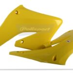 Convogliatori radiatore POLISPORT gialli – Suzuki RMZ 250 2004–2006