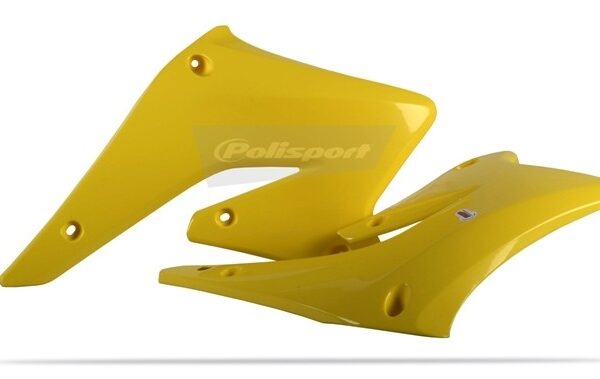 Convogliatori radiatore POLISPORT gialli – Suzuki RMZ 250 2004–2006