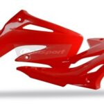 Convogliatori radiatore POLISPORT rossi – Honda CR 85 2003–2007