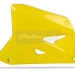 Convogliatori radiatore POLISPORT gialli – Suzuki RM 85 2002–2018