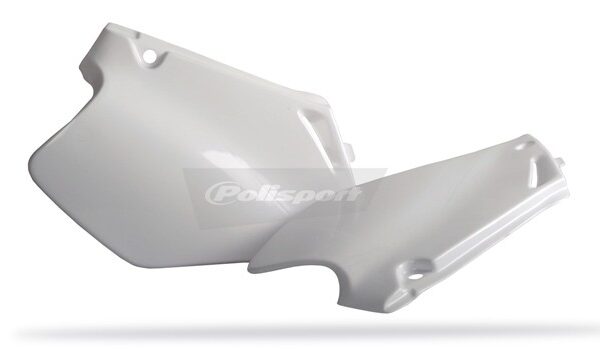 Portanumeri laterali POLISPORT bianchi – Honda CR 125 / 250 1995–1997