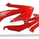 Convogliatori radiatore POLISPORT rossi – Honda CRF 450 R 2005–2008