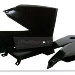 Convogliatori radiatore POLISPORT neri – KTM SX / EXC 2005–2007