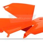 Convogliatori radiatore POLISPORT arancioni – KTM SX / EXC 2005–2007