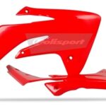 Convogliatori radiatore POLISPORT rossi – Honda CRF 150 R