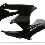 Convogliatori radiatore POLISPORT neri – Suzuki RMZ 450 2008–2017