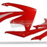 Convogliatori radiatore POLISPORT rossi – Honda CRF 250 R / 450 R 2009–2013