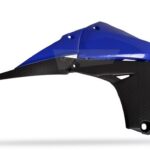 Convogliatori radiatore POLISPORT blu/neri con copri serbatoio – Yamaha YZ 450 F 2010–2013