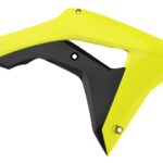 Convogliatori radiatore POLISPORT giallo fluo – Honda CRF 250 R / 450 R 2017–2021
