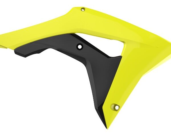 Convogliatori radiatore POLISPORT giallo fluo – Honda CRF 250 R / 450 R 2017–2021
