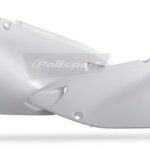 Portanumeri laterali POLISPORT bianchi – Yamaha YZ 125 / 250 1996–2001