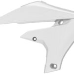 Convogliatori radiatore POLISPORT bianchi – Yamaha YZ / WR F 2018–2024