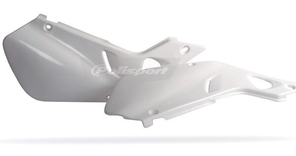 Portanumeri laterali POLISPORT bianchi – Honda CR 125 / 250 1997–1999
