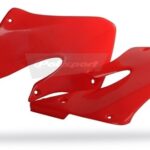 Convogliatori radiatore POLISPORT rosso fluo – Honda CR 125 / 250 1997–1999
