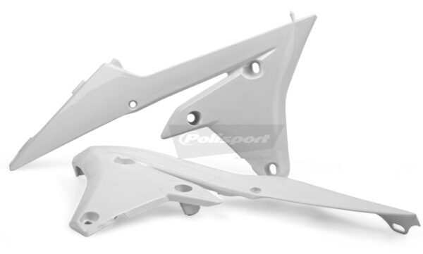 Convogliatori radiatore POLISPORT bianchi – Yamaha YZ / WR F 2014–2019