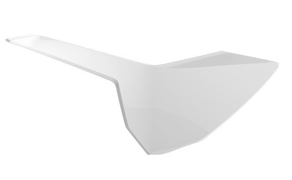 Portanumeri laterali POLISPORT bianco – Husqvarna TC / FC / TE / FE 2016–2019