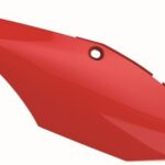 Portanumeri laterali rossi con protezione calore – Honda CRF R / RX 2017–2021