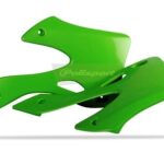 Convogliatori radiatore POLISPORT – Kawasaki KX 125 / 250 1999–2002 verde