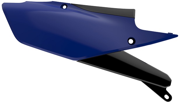 p8419900001.jpg Portanumeri laterali POLISPORT blu/nero – Yamaha YZ / WR F 2018–2024 - immagine 1