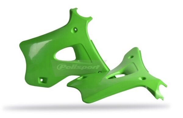 Convogliatori radiatore POLISPORT verde – Kawasaki KX 125 / 250 1994–1998