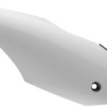 Portanumeri laterali POLISPORT bianco – Honda CR restyling 2002–2007