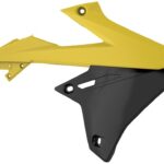 Convogliatori radiatore POLISPORT giallo/nero – Suzuki RMZ 250 / 450