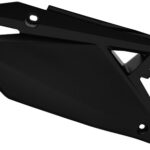 Portanumeri laterali POLISPORT con protezione calore nero – Suzuki RMZ 250 / 450