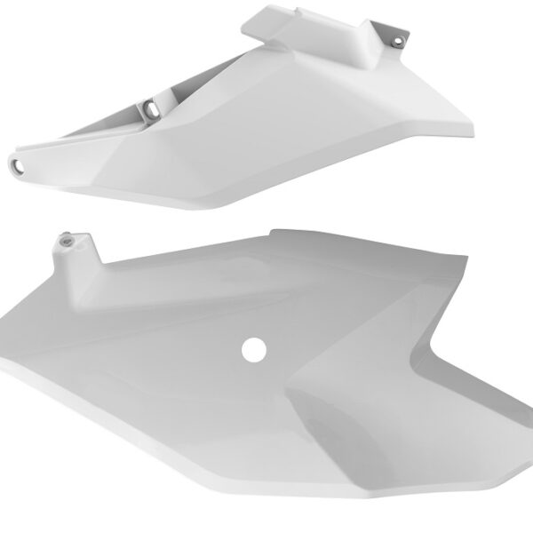 Portanumeri laterali POLISPORT bianco – KTM 85 SX 2018–2024