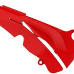 Coperchi laterali cassa filtro POLISPORT rosso CR04 – Honda CR restyling 2002–2007