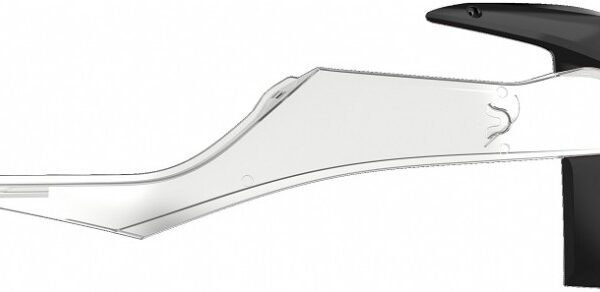Convogliatori radiatore POLISPORT clear/nero – KTM SX / EXC 2019–2023