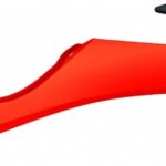 Convogliatori radiatore POLISPORT arancione fluo – KTM SX / EXC 2019–2023